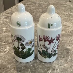 DISCONTINUED Portmeirion Botanic Gardens Salt and Pepper Shakers